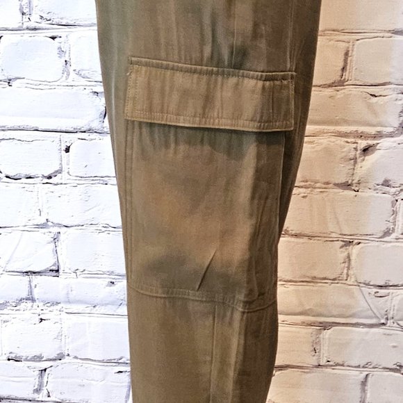 STUDIO POINT, olive green cargo pants - Picture 8 of 11